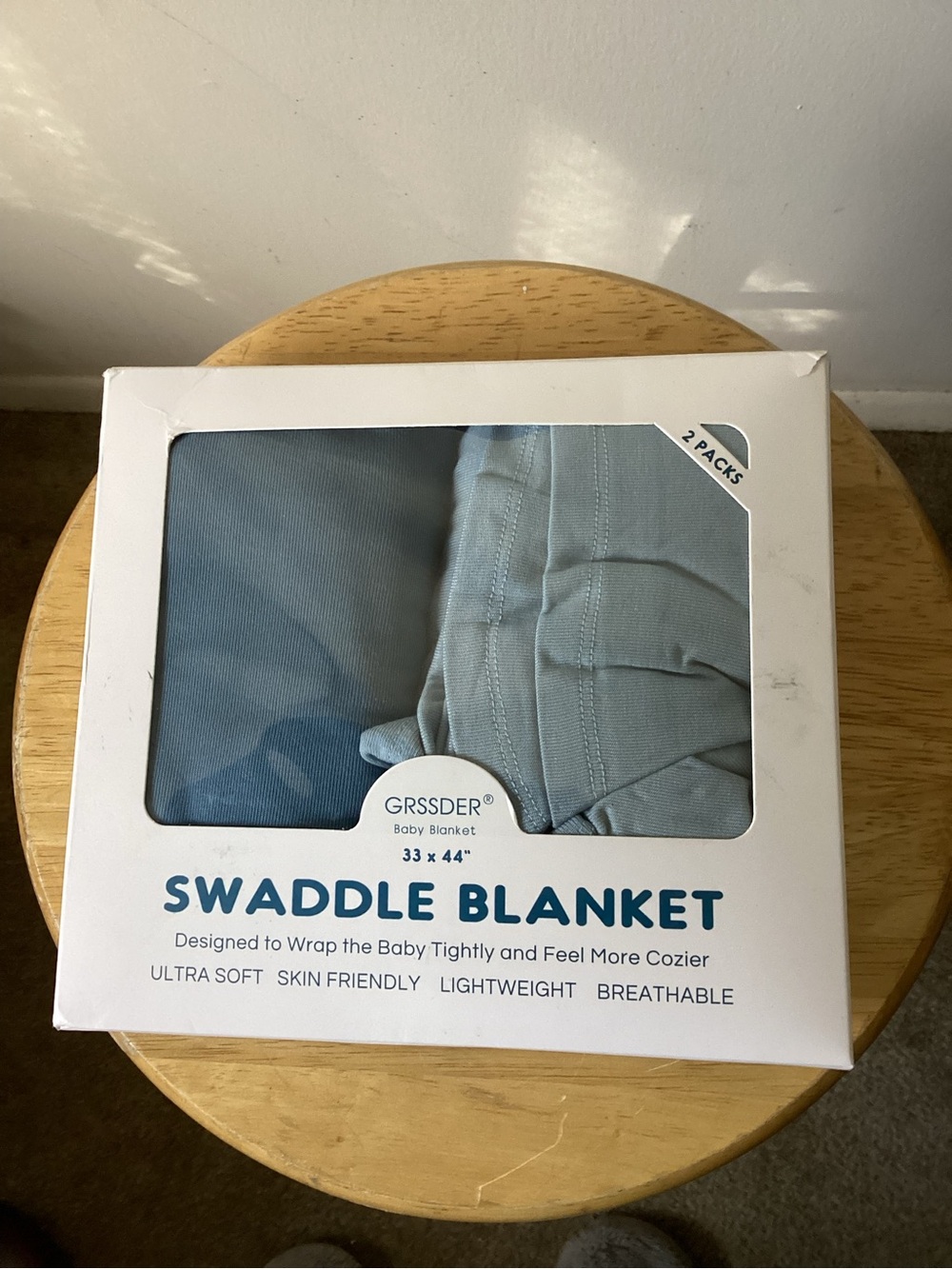 Grssder swaddle blankets in a box
